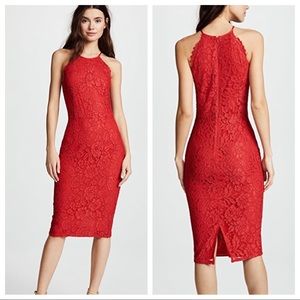 Yumi Kim Save The Date Lace Dress - Red